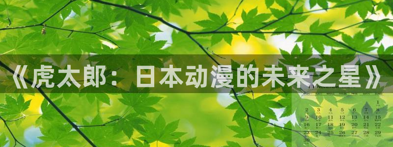 2025里番动漫：《虎太郎：日本动漫的未来之星》